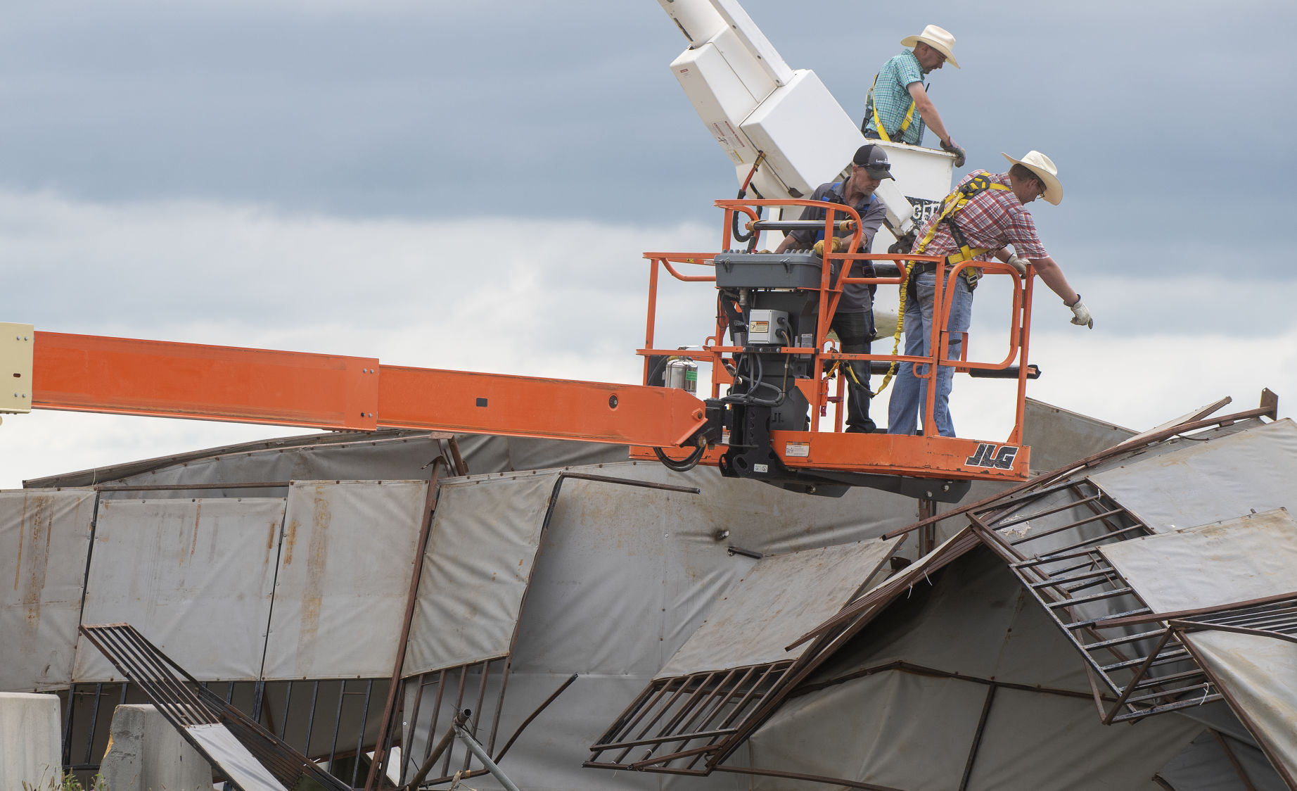 Lancaster Event Center Storm Damage, 7.10
